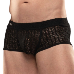 Boxer Court Riviera Noir TOF Paris