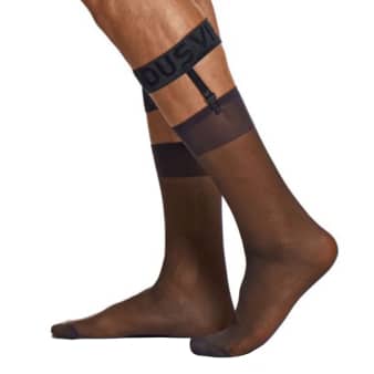 Fixe-Chaussettes Luxe Noirs
