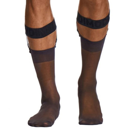 Fixe-Chaussettes Luxe Noirs