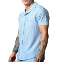 Andrew Christian Hamptons Seersucker Shirt - Blue