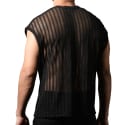 Andrew Christian Mesh Motion T-Shirt  - Black