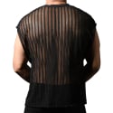 Andrew Christian T-Shirt Motion Mesh Noir