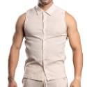 Andrew Christian Ibiza Energy Shirt - Beige