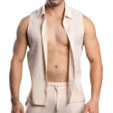 Andrew Christian Ibiza Energy Shirt - Beige