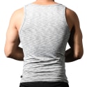 Andrew Christian Vibe Square Neck Tank Top - Heather Grey