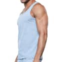 Andrew Christian Breeze Mesh Gym Tank Top - Powder Blue