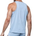 Andrew Christian Débardeur Gym Mesh Breeze Bleu Clair