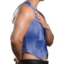 Andrew Christian Stretch Denim Vest - Indigo