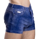 Andrew Christian Stretch Denim Shorts - Indigo