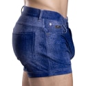 Andrew Christian Short Stretch Denim Indigo