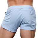 Andrew Christian Short Gym Mesh Breeze Bleu Clair
