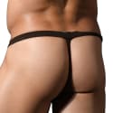 Andrew Christian String Almost Naked "Sex" Bambou Marron