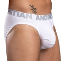 Andrew Christian Slip Big Fat Dick Bambou Blanc