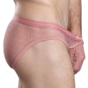 Andrew Christian Slip Almost Naked Desire Dentelle Rose