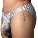 Andrew Christian Slip Almost Naked Vibe Gris Chiné