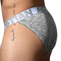 Andrew Christian Slip Almost Naked Vibe Gris Chiné