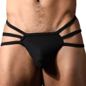Andrew Christian Almost Naked Martel Mesh Spider Thong - Black
