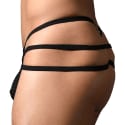Andrew Christian Almost Naked Martel Mesh Spider Thong - Black