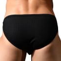 Andrew Christian Almost Naked Martel Mesh Briefs - Black
