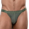Andrew Christian Breeze Mesh Gym Briefs - Olive