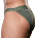 Andrew Christian Slip Gym Breeze Mesh Olive