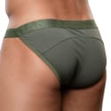 Andrew Christian Slip Gym Breeze Mesh Olive