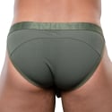 Andrew Christian Slip Gym Breeze Mesh Olive