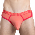 Andrew Christian Slip Almost Naked Rétro Bambou Corail