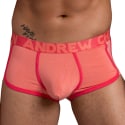 Andrew Christian Almost Naked Retro Bamboo Trunks - Coral