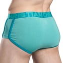 Andrew Christian Shorty Almost Naked Rétro Bambou Jade