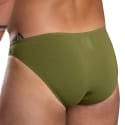 Andrew Christian Slip Almost Naked Deep V Cut Olive
