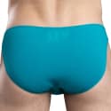 Andrew Christian Slip Almost Naked Deep V Cut Turquoise