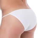 SKU Plain Cotton Mini Tanga Briefs - White