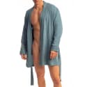 L'Homme invisible Robe de Chambre Palm Spring Bleu Alizé