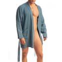L'Homme invisible Robe de Chambre Palm Spring Bleu Alizé