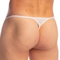 L'Homme invisible La Mousse Striptease Thong - White