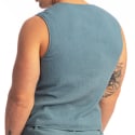 L'Homme invisible Gilet Palm Spring Bleu Alizé
