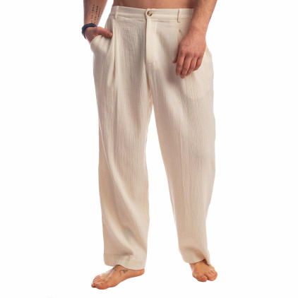 Pantalon Lounge Palm Spring Vanille