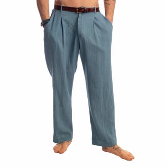 Pantalon Lounge Palm Spring Bleu Alizé