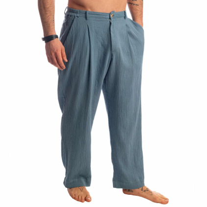 Pantalon Lounge Palm Spring Bleu Alizé