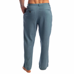 Palm Spring Lounge Pants - Whisper Blue