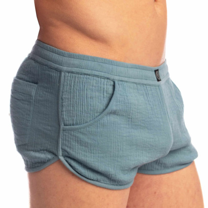 Short Split Palm Spring Bleu Alizé