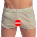 L'Homme invisible Beynac Lounge Split Shorts - Emerald