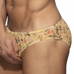 Addicted Lemon Garden Bikini Briefs - Yellow