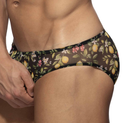 Slip Bikini Lemon Garden Noir Addicted