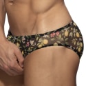 Addicted Lemon Garden Bikini Briefs - Black