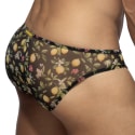 Addicted Lemon Garden Bikini Briefs - Black