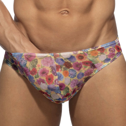 Addicted Summer Garden Bikini Briefs - Yellow