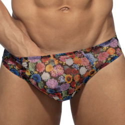 Addicted Summer Garden Bikini Briefs - Black
