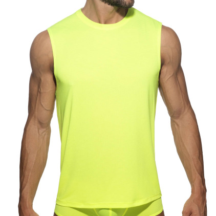 Débardeur Veloz Dry Jaune Fluo Addicted